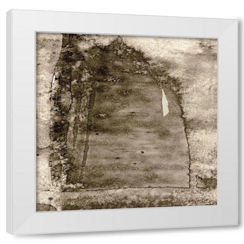 Largo 107 White Modern Wood Framed Art Print by Aryai, Sia