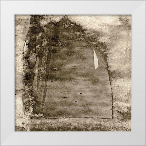 Largo 107 White Modern Wood Framed Art Print by Aryai, Sia