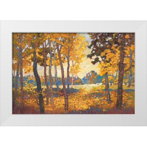 Windstill I White Modern Wood Framed Art Print by Reynolds, Graham