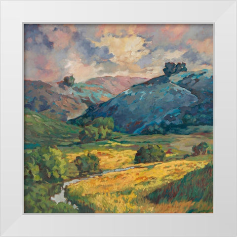 Windy Weather I White Modern Wood Framed Art Print by Reynolds, Graham