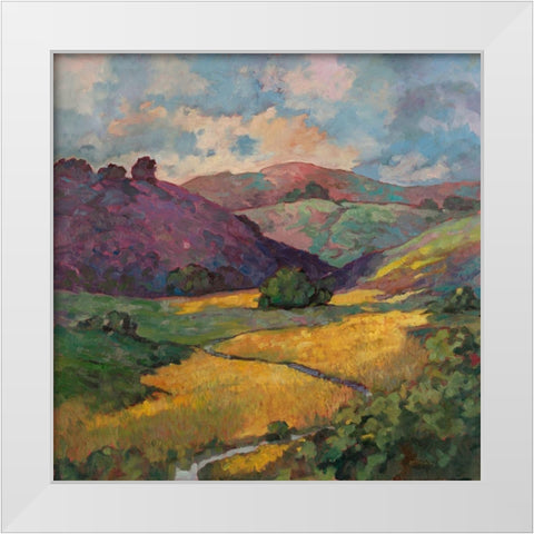 Windy Weather II White Modern Wood Framed Art Print by Reynolds, Graham