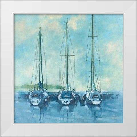 Tied Up II White Modern Wood Framed Art Print by Reynolds, Graham