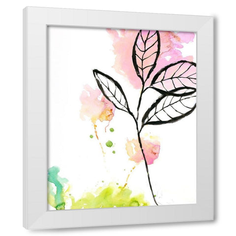 Moment In Nature IV White Modern Wood Framed Art Print by Joy, Julie