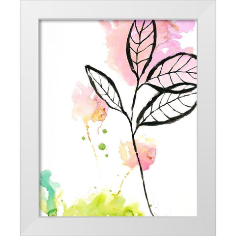 Moment In Nature IV White Modern Wood Framed Art Print by Joy, Julie