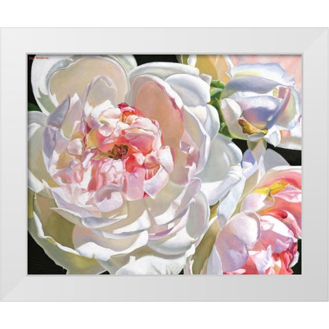 Best Of My Love White Modern Wood Framed Art Print by Montana, Enzo