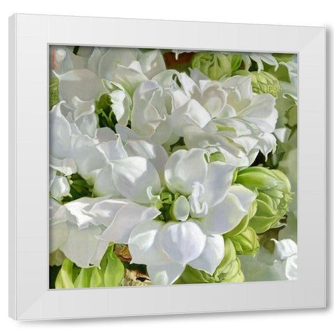 Bright Moments White Modern Wood Framed Art Print by Montana, Enzo