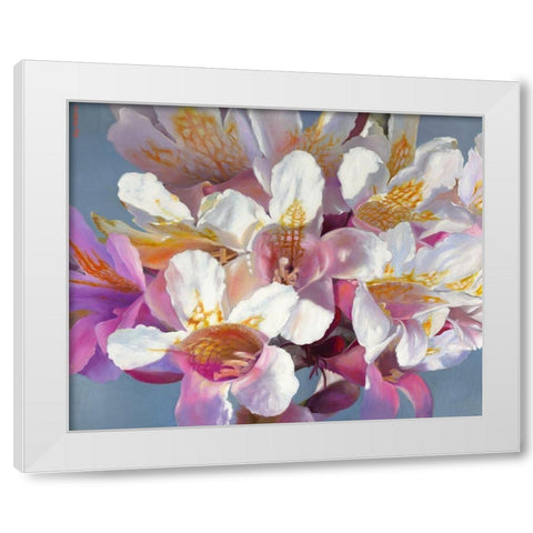 All You Need Is Love White Modern Wood Framed Art Print by Montana, Enzo