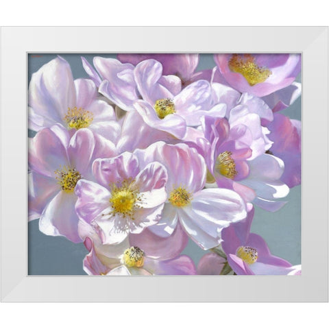 Calling All Angels White Modern Wood Framed Art Print by Montana, Enzo