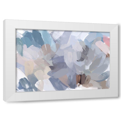 The Color Movement I White Modern Wood Framed Art Print by Orlov, Irena