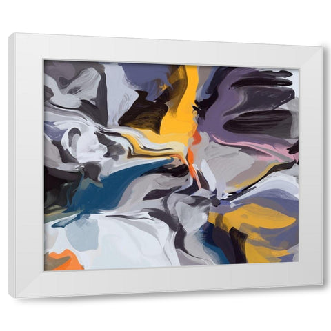 Independence of Reality II White Modern Wood Framed Art Print by Orlov, Irena