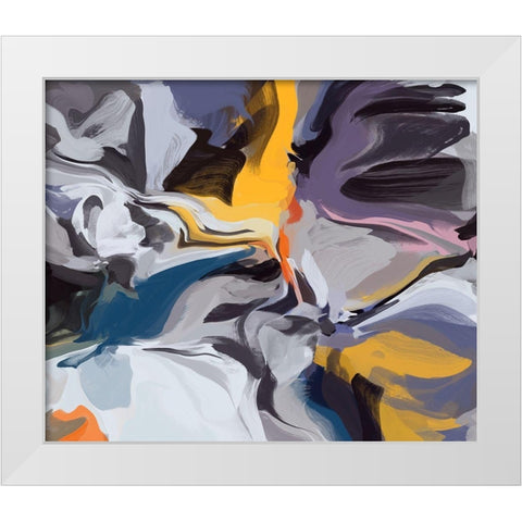 Independence of Reality II White Modern Wood Framed Art Print by Orlov, Irena