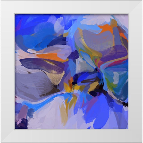 City Of Yesterday White Modern Wood Framed Art Print by Orlov, Irena