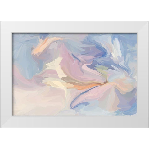 Arctic Drift White Modern Wood Framed Art Print by Orlov, Irena