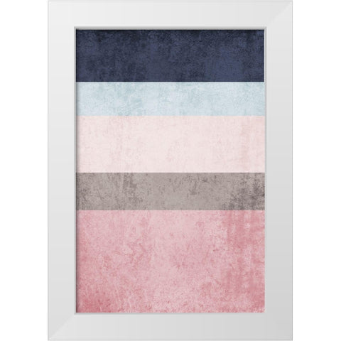 Modern minimalist II White Modern Wood Framed Art Print by Orlov, Irena