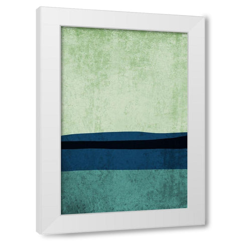 Modern minimalist XI White Modern Wood Framed Art Print by Orlov, Irena