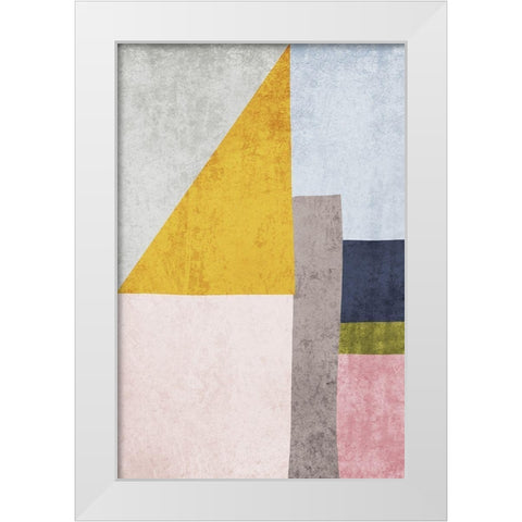 Modern minimalist XVII White Modern Wood Framed Art Print by Orlov, Irena