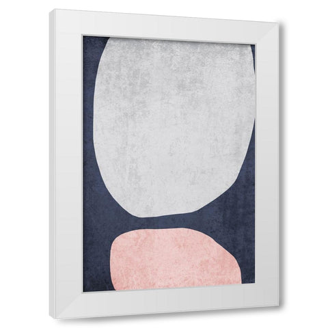 Minimalist Geometric I White Modern Wood Framed Art Print by Orlov, Irena