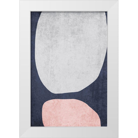 Minimalist Geometric I White Modern Wood Framed Art Print by Orlov, Irena