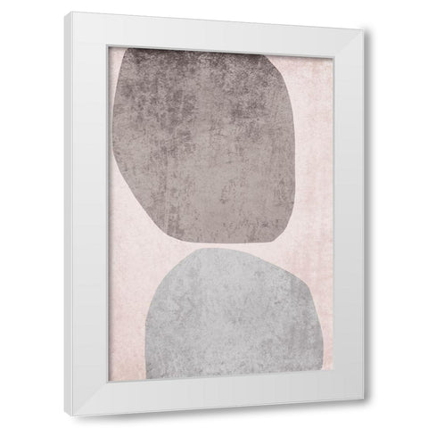 Minimalist Geometric II White Modern Wood Framed Art Print by Orlov, Irena