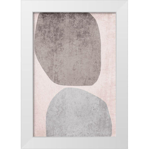 Minimalist Geometric II White Modern Wood Framed Art Print by Orlov, Irena