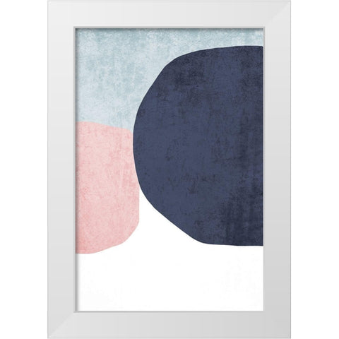 Minimalist Geometric III White Modern Wood Framed Art Print by Orlov, Irena