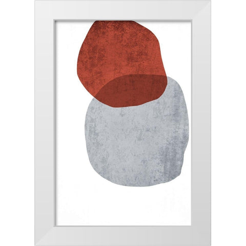 Minimalist Geometric IV White Modern Wood Framed Art Print by Orlov, Irena
