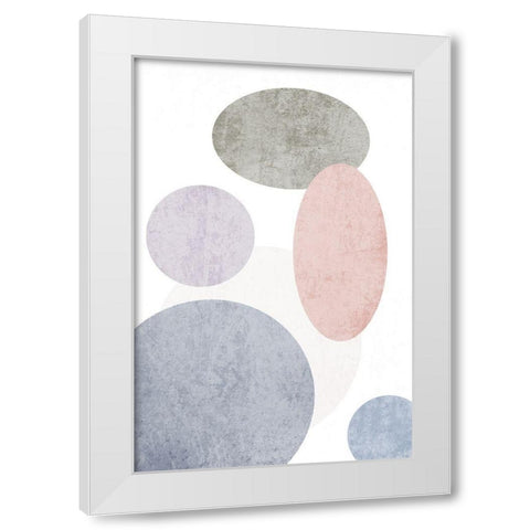 Minimalist Geometric VIII White Modern Wood Framed Art Print by Orlov, Irena