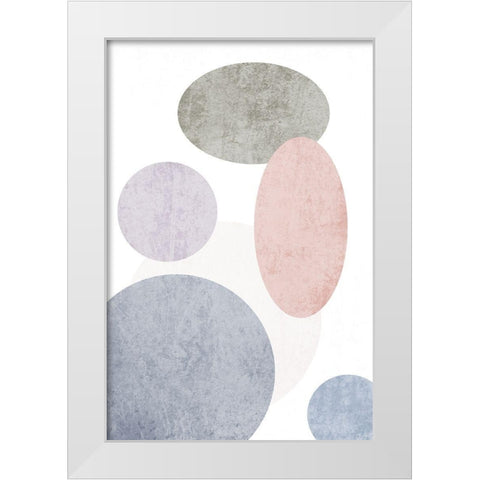 Minimalist Geometric VIII White Modern Wood Framed Art Print by Orlov, Irena