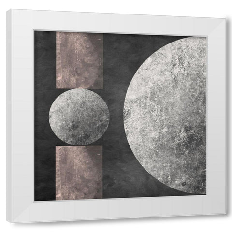 Geometry Mystery Moon III White Modern Wood Framed Art Print by Orlov, Irena
