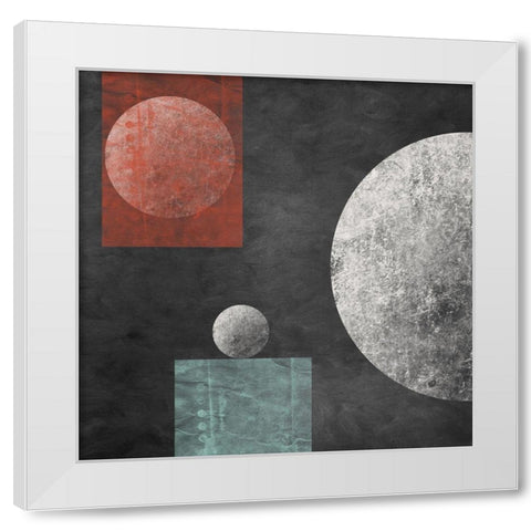 Geometry Mystery Moon IV White Modern Wood Framed Art Print by Orlov, Irena