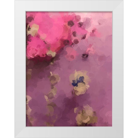 Color and Shape II White Modern Wood Framed Art Print by Orlov, Irena