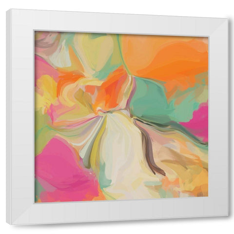 Inner Thrill I White Modern Wood Framed Art Print by Orlov, Irena