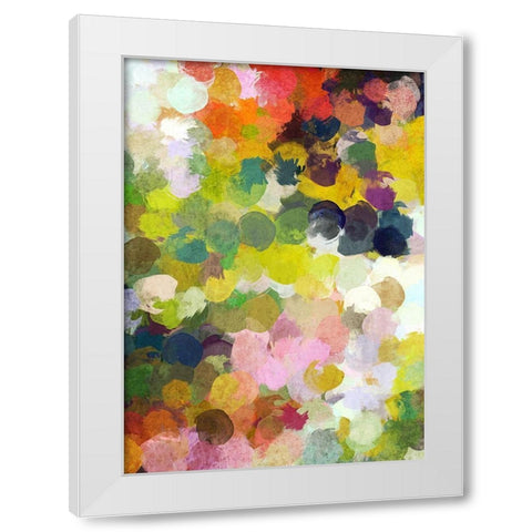 The Cheerful Day IV White Modern Wood Framed Art Print by Orlov, Irena