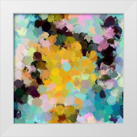 We are in Summer I White Modern Wood Framed Art Print by Orlov, Irena