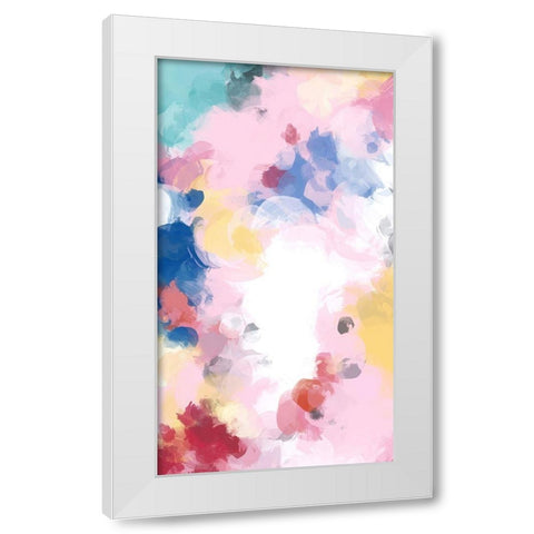 Abstraction II White Modern Wood Framed Art Print by Orlov, Irena