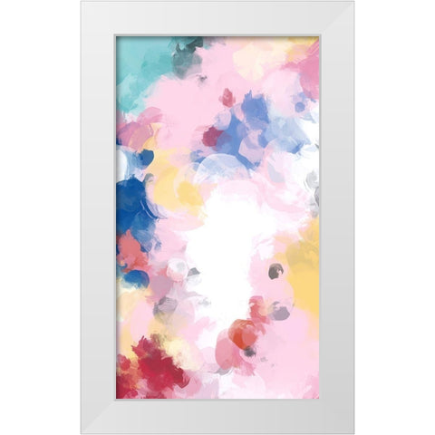 Abstraction II White Modern Wood Framed Art Print by Orlov, Irena