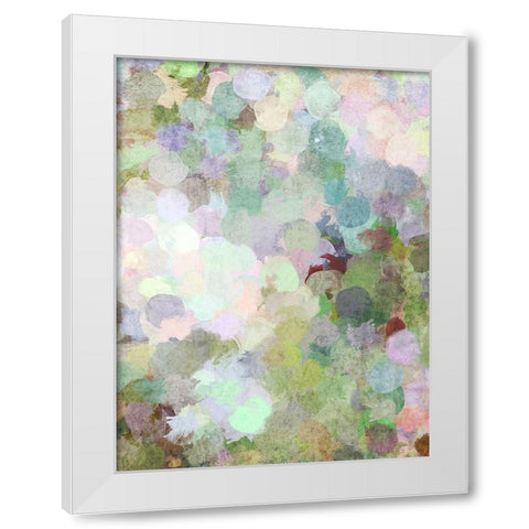 Color Expression III White Modern Wood Framed Art Print by Orlov, Irena