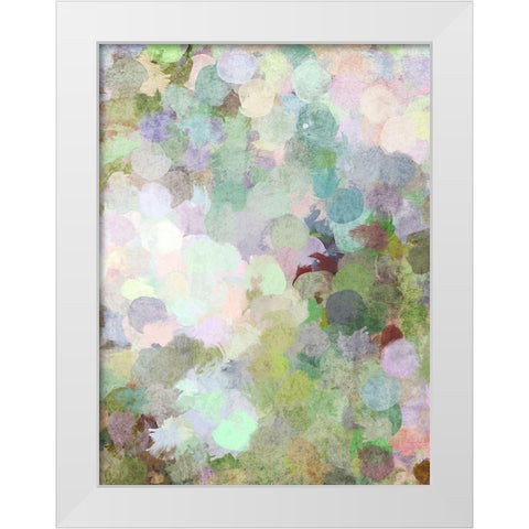 Color Expression III White Modern Wood Framed Art Print by Orlov, Irena