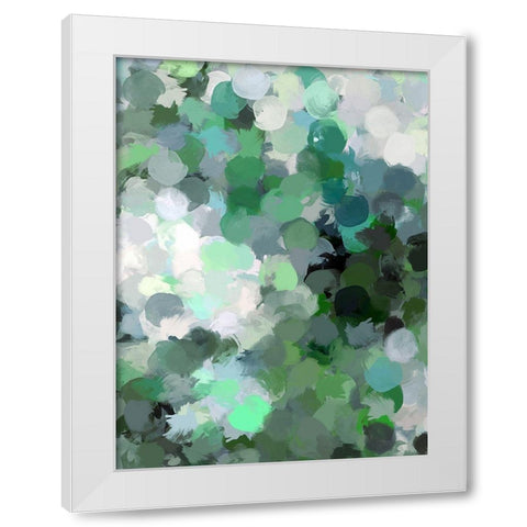 Color Expression IV White Modern Wood Framed Art Print by Orlov, Irena