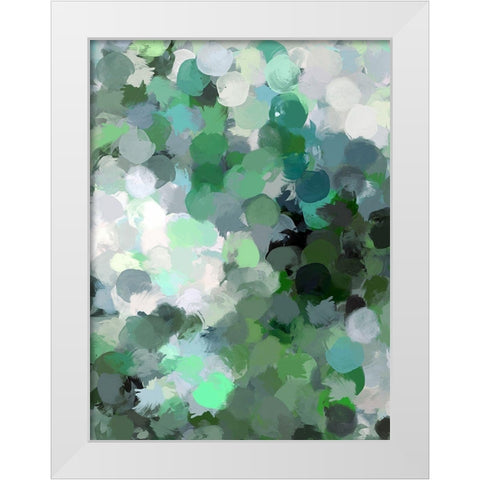 Color Expression IV White Modern Wood Framed Art Print by Orlov, Irena