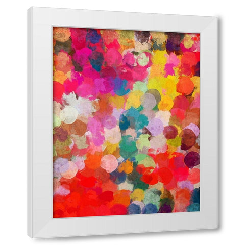 Bohemian Color Expression I White Modern Wood Framed Art Print by Orlov, Irena