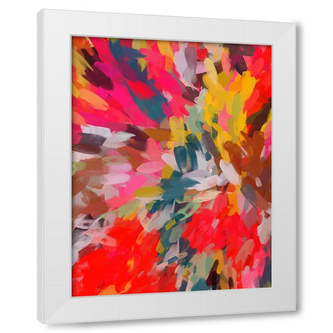 Bohemian Color Expression IV White Modern Wood Framed Art Print by Orlov, Irena