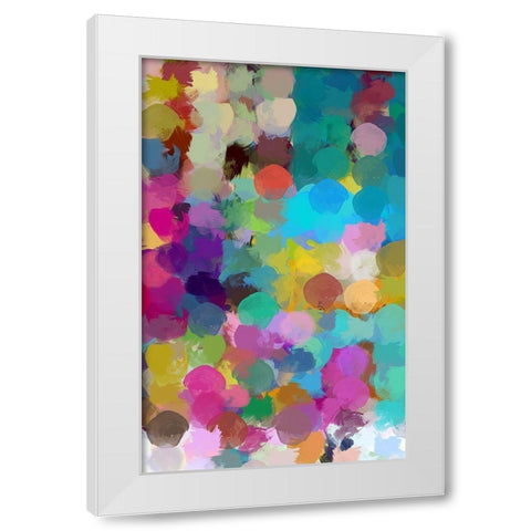 Bohemian Color Expression V White Modern Wood Framed Art Print by Orlov, Irena