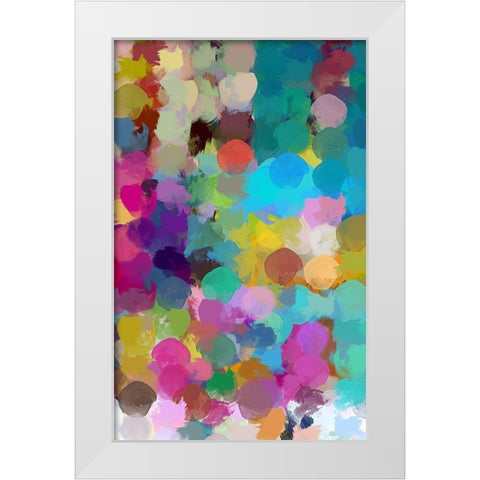 Bohemian Color Expression V White Modern Wood Framed Art Print by Orlov, Irena