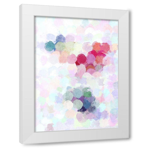 Improvisation II White Modern Wood Framed Art Print by Orlov, Irena