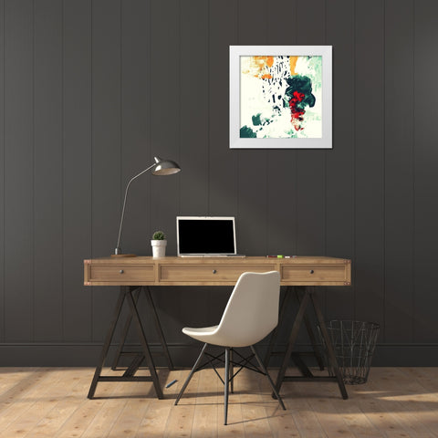 Freeing Up IV White Modern Wood Framed Art Print by Orlov, Irena