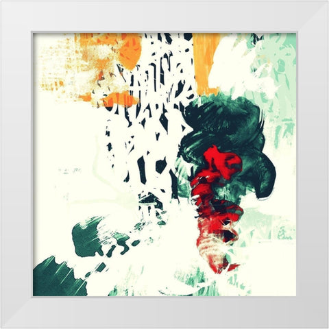 Freeing Up IV White Modern Wood Framed Art Print by Orlov, Irena
