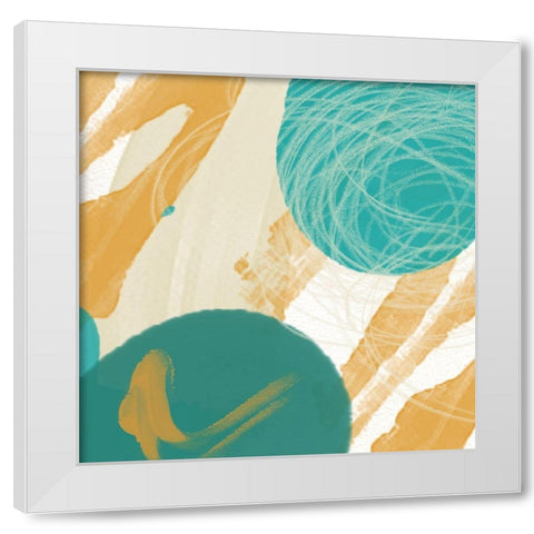 Romance White Modern Wood Framed Art Print by Orlov, Irena