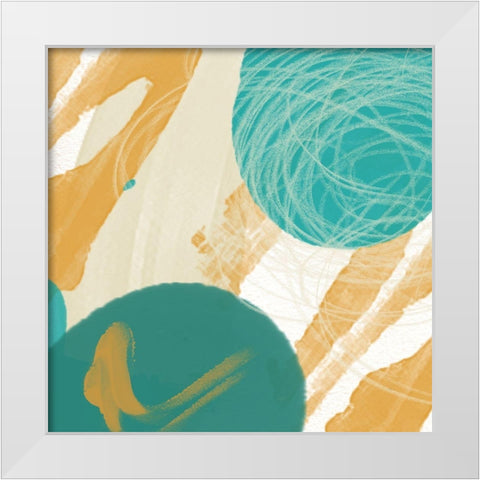 Romance White Modern Wood Framed Art Print by Orlov, Irena