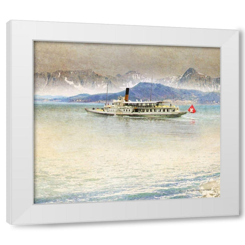 Storm Lake Switz White Modern Wood Framed Art Print by Vest, Christopher